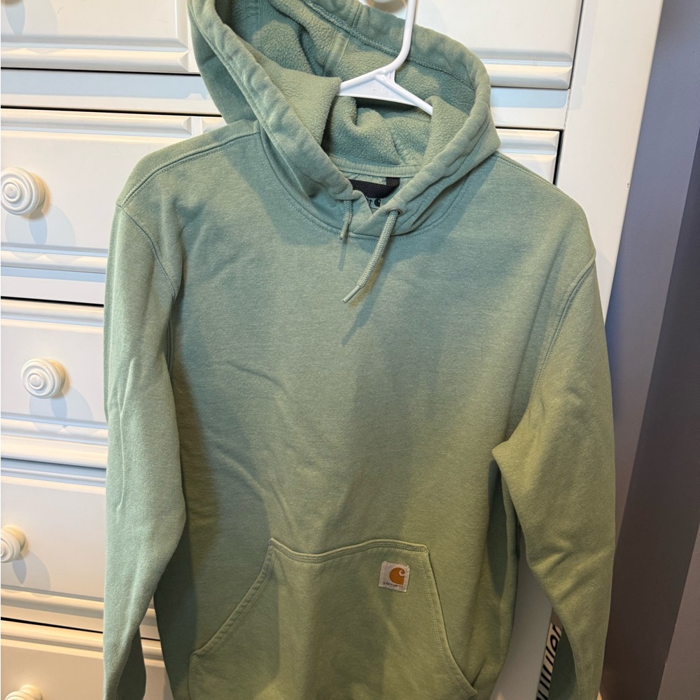 Carhartt Men’s Light Sage Green Pullover Hoodie
